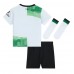 Billiga Liverpool Barnkläder Borta fotbollskläder till baby 2023-24 Kortärmad (+ Korta byxor)